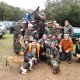 <h1 style="font-size: 12px">Caccia al Cinghiale in Sardegna: Foto di rito dopo una battuta di caccia grossa nelle campagne di Vallermosa (CA).</h1>