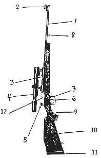 Descrizione del fucile a canna rigata