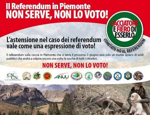 Comitato NO Referendum Caccia Piemonte