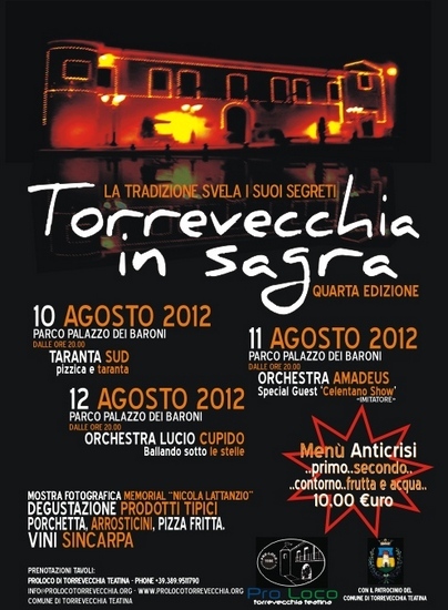 Torrevecchia in Sagra 2012 Torrevecchia in Sagra 2012
