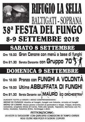 38a Festa del Fungo a Baltigati-Soprana (BI)