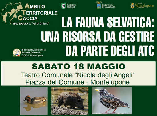 Convegno Macerata ATC 2 - La Fauna Selvatica: risorsa da gestire da parte degli ATC