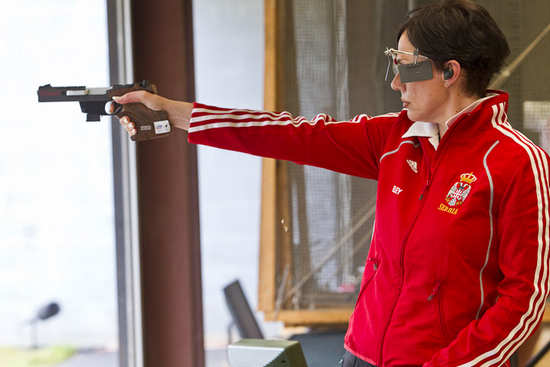 Jasna Sekaric - Medaglia Bronzo - Pistola Benelli MP90S cal.22 Jasna Sekaric - Medaglia Bronzo - Pistola Benelli MP90S cal.22