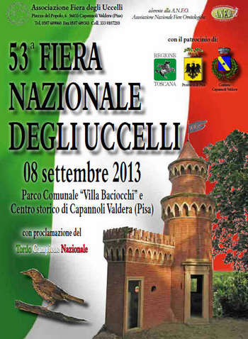 Fiera Nazionale Uccelli 2013 Capannoli Valdera (PI)