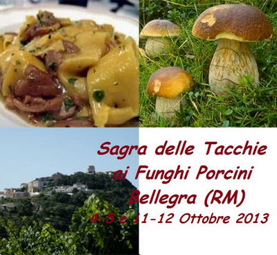 7a Sagra delle Tacchie ai Funghi Porcini di Bellegra - Roma