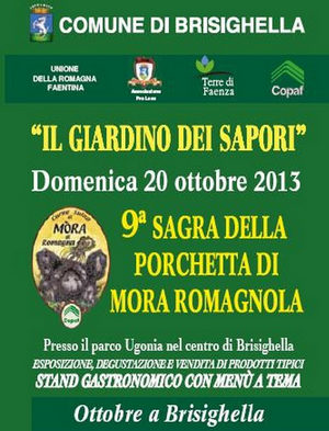 9a Sagra della Mora Romagnola e Fiera della Biodiversità a Brisighella (RA)