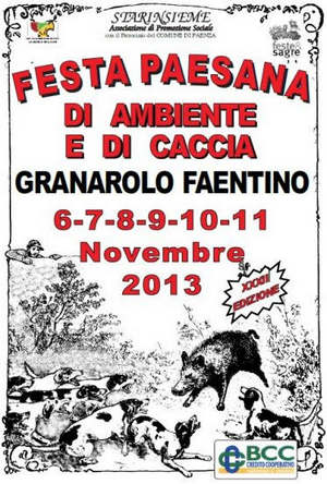 Festa Paesana di Ambiente e di Caccia a Granarolo Faentino (RA)