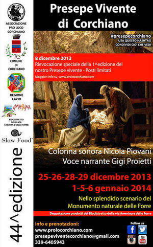 Presepe Vivente di Corchiano (VT) 2013