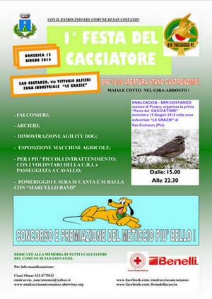 1a Festa del Cacciatore di San Costanzo (PU) 1a Festa del Cacciatore di San Costanzo (PU)