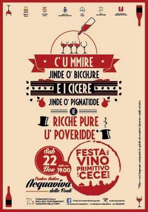 Festa del vino primitivo e del cece nero 2014 - Acquaviva delle Fonti (BA)