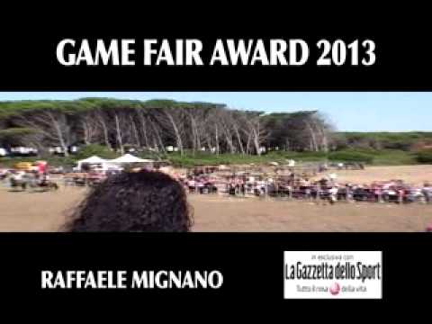 Game Fair Award 2013: Premio Giornalistico di Rossana Tosto