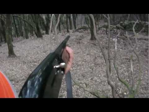 Caccial al cinghiale nella boscaglia