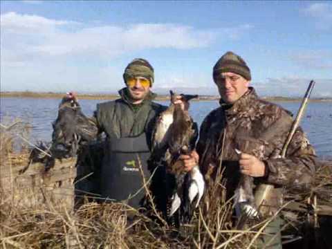 Caccia alle anatre nei Pantani di Sicilia