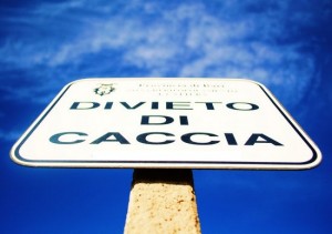 Divieto temporaneo di caccia