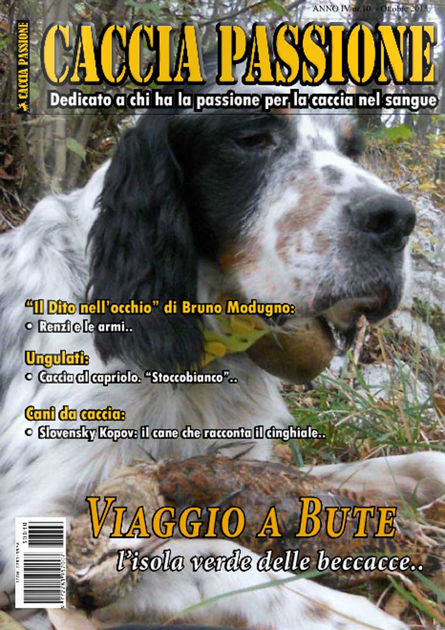 Rivista Caccia Passione ottobre 2015