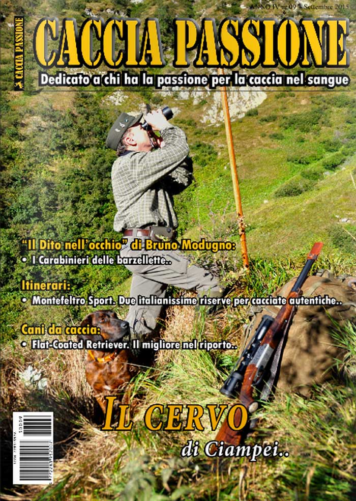 Rivista Caccia Passione settembre 2015