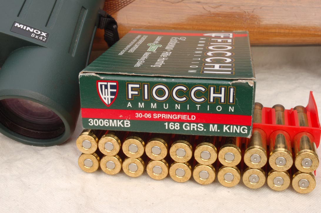 cartuccia fiocchi 30-06 168 grs Sierra MatchKing da 168 grs