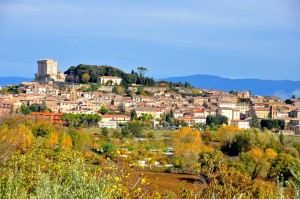 Sarteano, tra la popolosa Valdichiana e l'incontaminata Val d'Orcia