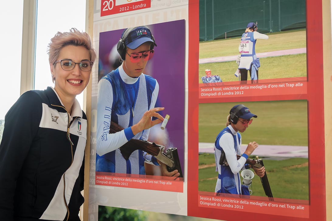 jessica rossi URBINO - MARCH 15: Jessica ROSSI (ITA) at the Opening Cerimony of the Fiocchi Foundation Photo Exhibition at the Urbino University on March 15, 2017 in Urbino, Italy. (Photo by Nicolo Zangirolami)