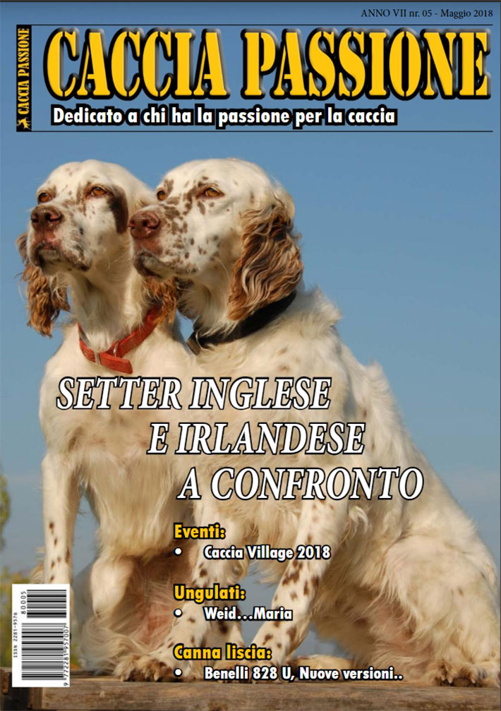 Rivista Caccia Passione maggio 2018