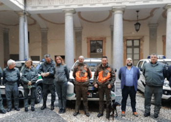 Novara, la Polizia Provinciale arruola una Deutscher Jagdterrier per scovare i cinghiali