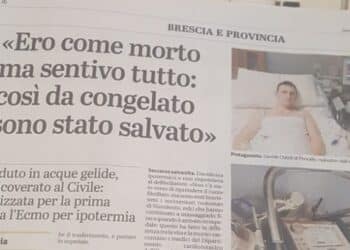 Brescia, sta meglio il cacciatore che si era buttato nel fiume per salvare il suo cane