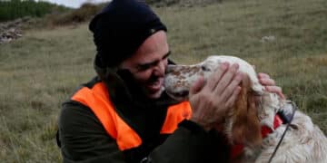 Benelli CADDY con il cane da ferma