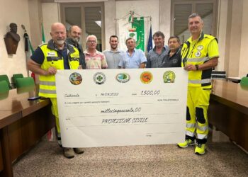 Cena del cacciatore a Spineda (MN): 1500 euro donati alla Protezione Civile