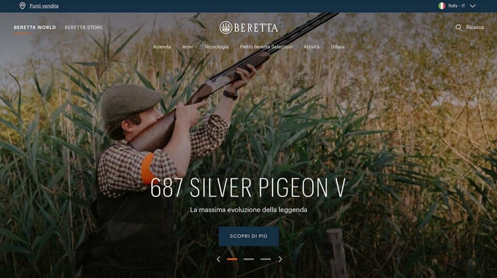 sito internet beretta.com