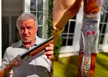Stallone e il suo fucile Beretta