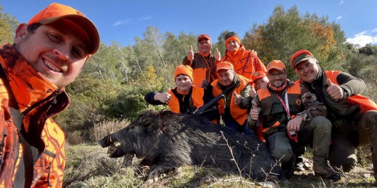 Caccia la cinghiale. “Mare e monti”