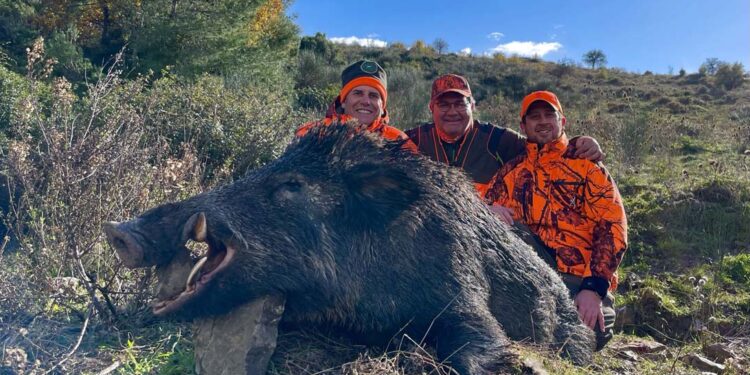 Caccia la cinghiale. “Mare e monti”