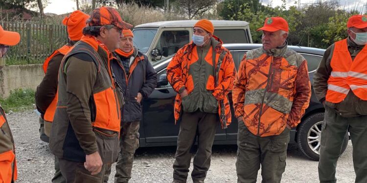 Caccia la cinghiale. “Mare e monti”
