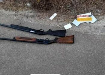 A Frigole (Lecce) i cacciatori scoprono armi e denaro rubati