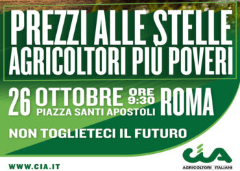 La CIA scende in piazza a Roma: “Siamo più poveri anche per colpa della fauna selvatica”