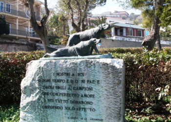Federcaccia Ancona, ripristinato il monumento al cane