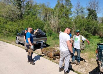 Giornata ecologica 2024: a Marano Equo (RM) i cacciatori raccolgono 5 quintali di rifiuti