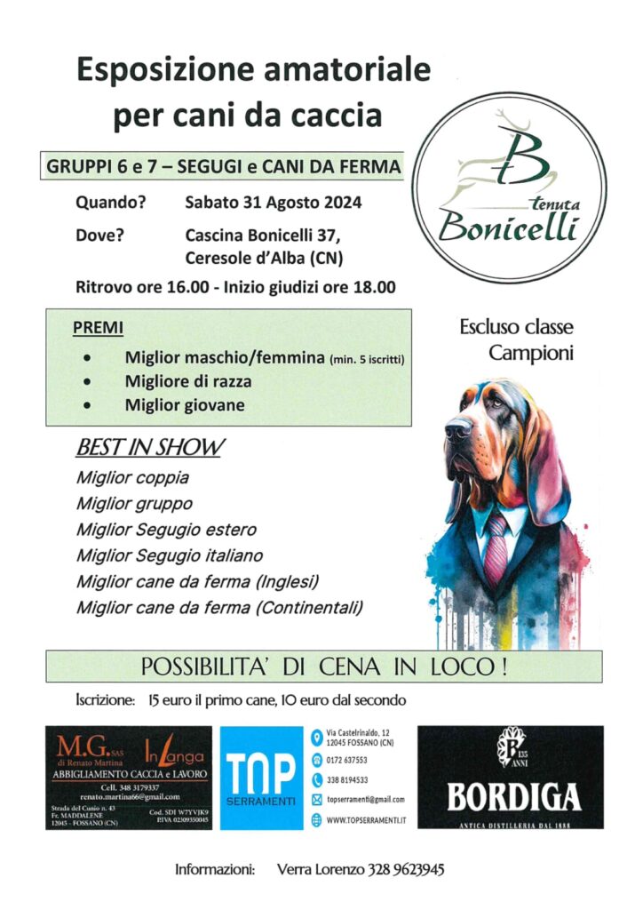 Tenuta Bonicelli - Caccia in Piemonte