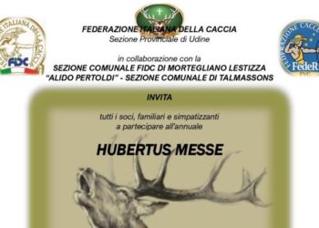 Friuli Venezia Giulia, a Talmassons (Udine) la tradizionale Hubertus Messe