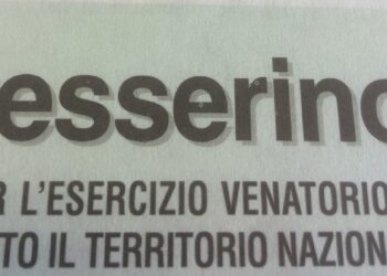 Tesserino venatorio 2024-2025, Regione Lombardia segnala una errata corrige