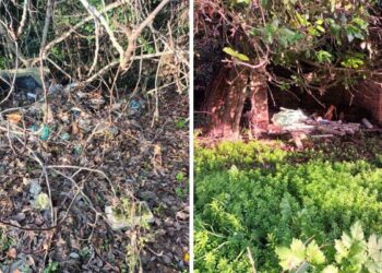 Montecosaro, i cacciatori ripuliscono le campagne dai rifiuti abbandonati