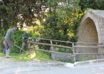 Giornata ecologica a Montelupone (Macerata): i cacciatori tornano a pulire le fonti rurali