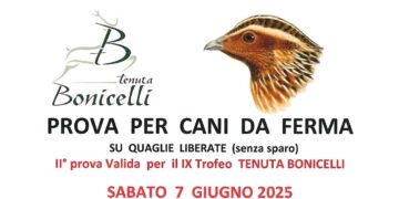 Trofeo Tenuta Bonicelli, la 9ª edizione concede il “bis” con una prova su quaglie liberate