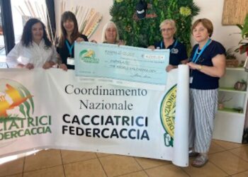 Il grande cuore delle cacciatrici FIDC: donati 2mila euro per sostenere i progetti per l’oncologia