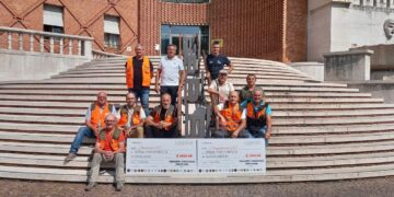 I cinghialai bresciani donano 11mila euro al reparto di Pediatria degli Spedali Civili