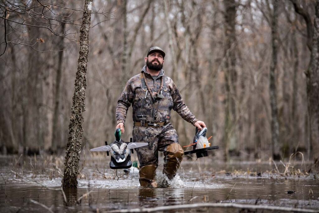 Cacciatore posiziona richiamo motorizzato Lucky Duck per anatre Cacciatore posiziona richiamo motorizzato Lucky Duck per anatre