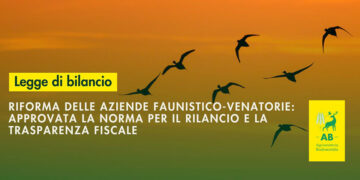 Riforma delle aziende faunistico-venatorie: approvata nella Legge di bilancio la norma per il rilancio e la trasparenza fiscale