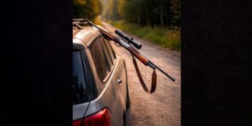 Fucile dimenticato sul tettuccio dell’auto e smarrito: una distrazione fin troppo frequente