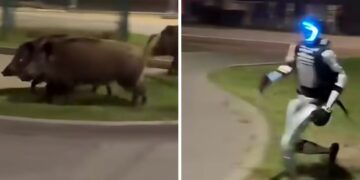 In Polonia i cinghiali vengono inseguiti dai robot umanoidi – VIDEO
