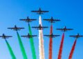 Le Frecce Tricolori sorvoleranno Gardone Val Trompia per celebrare i 500 anni di Beretta